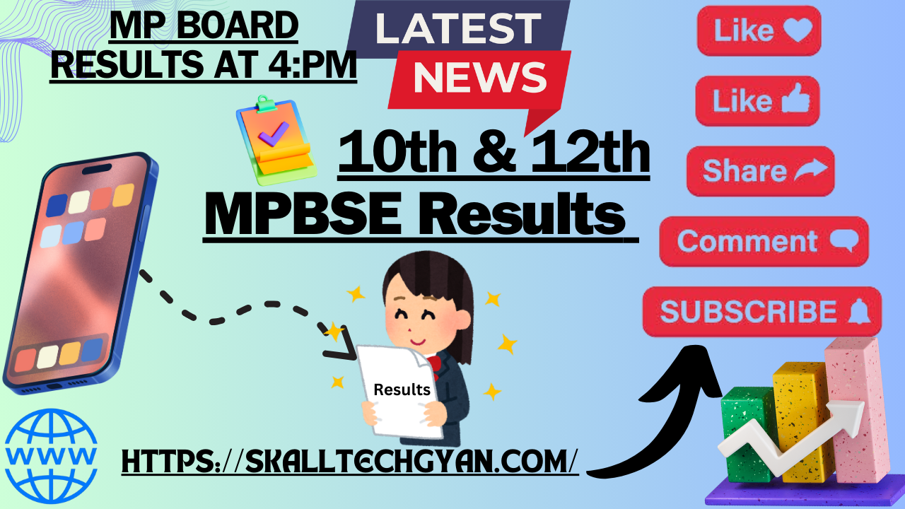 Madhya Pradesh Mp Board 10th High School And 12th Intermediate Results